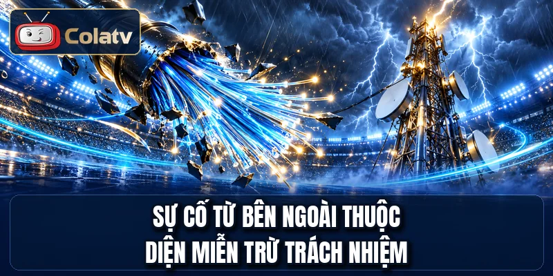 Sự cố từ bên ngoài thuộc diện miễn trừ trách nhiệm