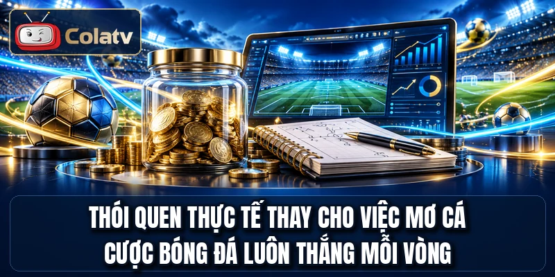 Thói quen thực tế thay cho việc mơ cá cược bóng đá luôn thắng mỗi vòng